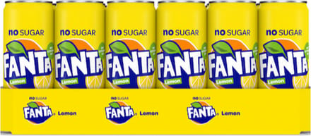Tray Fanta lemon zero - 24 x 330 ml