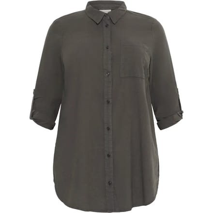 Dameshemd met lange mouwen KAFFE Curve Nana
