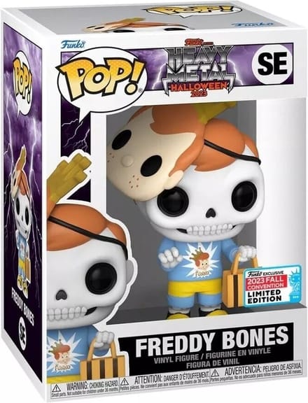 Funko Pop! Freddy: Heavy Metal Halloween - Freddy Bones Fall Convention Exclusive