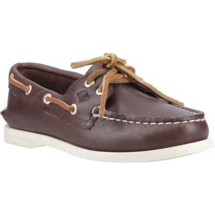 Sperry Authentieke 2 Eye Leren Dames Bruine Standaard Boootschoenen