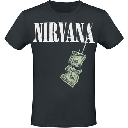 Nirvana T-shirt - Nevermind Tracklist - S tot 3XL - voor Mannen - zwart