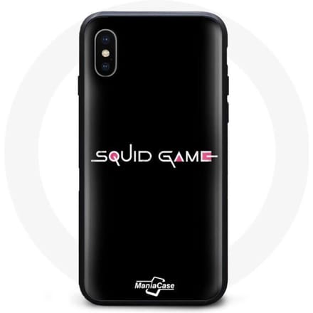 Hoesje - Squid Game - iPhone XS Max - Flexibel - Zwart - Gemengd zwart
