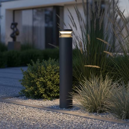 Ideal Lux LED tuinpadverlichting Boeing, hoogte 70 cm, zwart, IP65