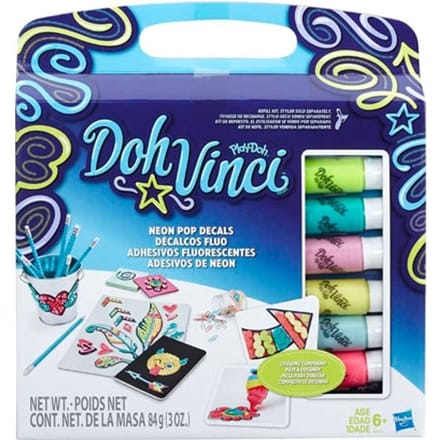 Play-Doh Doh Vinci Pop Decals navulset