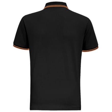 Asquith & Fox Heren Klassiek Fit getipt Poloshirt (ZWART/GEEL)