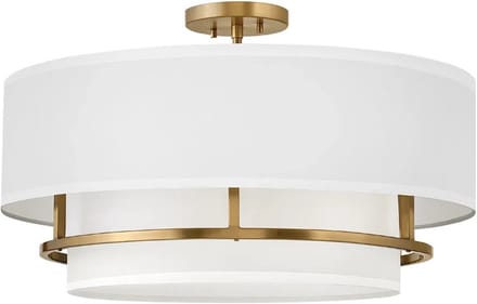 Hinkley LED Hanglamp Graham | 4X E14 Max 40W | Dimbaar | Lacquered Brass
