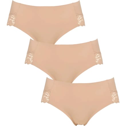 Naadloze kanten slip voor dames Missya (x3)