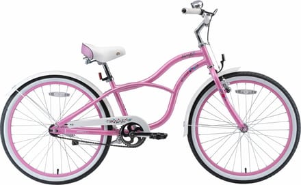 Bikestar kinderfiets Cruiser 24 inch roze