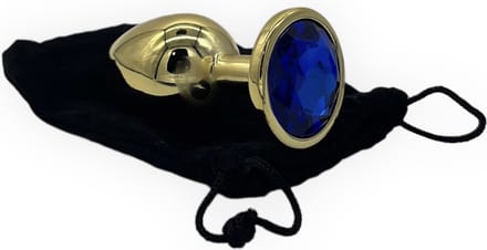 BR211L Donkerblauw – Power Escorts Diamond King Plug Groot