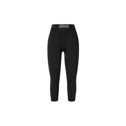 Jordan Sneldrogend Hardloop Compressie Driekwart Legging Heren Onderkleding Zwart 724777-010 S gray