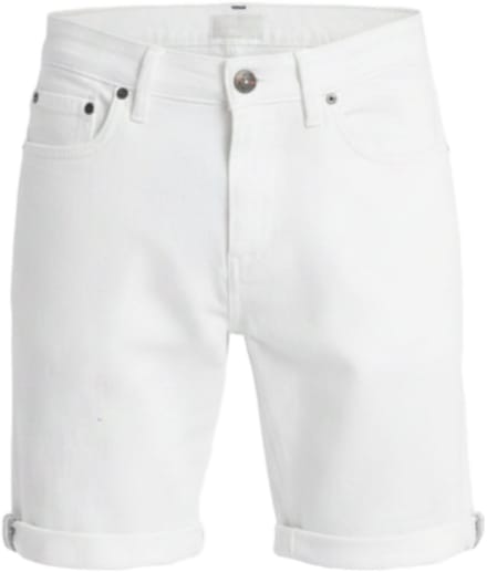 OMBRE Korte Broek - Regular Fit - Katoen - Rits Wit L