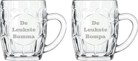 Bierpul gegraveerd - 55cl - De Leukste Bomma-De Leukste Bompa