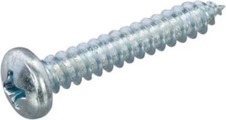 Schroeven. Schroef. Deltafix Parkers  cilynder  kop 4.8  x 25 MM.  R.V.S. 10 stuks.