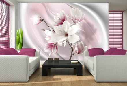 Flower Magnolia Photo Wallcovering