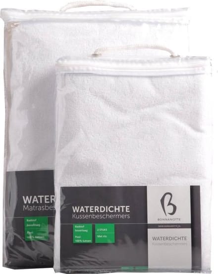 Bonnanotte Waterdichte Matrasbeschermer - Wit 120x190
