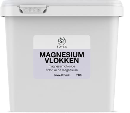 Magnesium vlokken - Magnesium Chloride - 7 KG - Herkomst Nederland