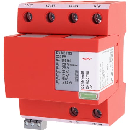 DEHN Gecombineerde Type 1+2+3 Bliksembeveiliging Voor TN-S Systemen - 956405