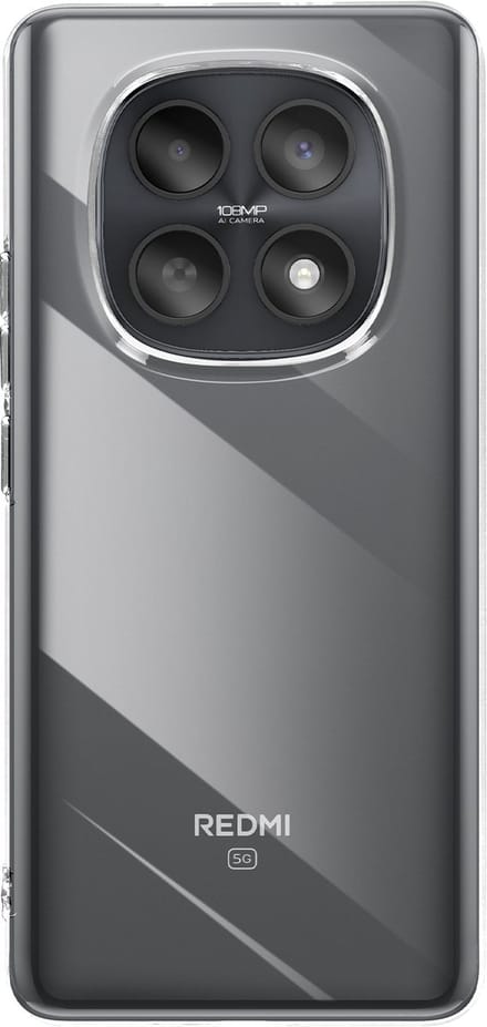 Mayaxess, Hoesje voor Redmi Note 15 Zachte Siliconen Bescherming, Transparant