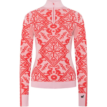 Kari Traa Saga HZ, thermoshirt, dames, rood