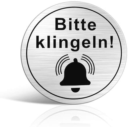 Ronde Deurbelplaat van Geborsteld Metaal - 10 cm - Waterdicht en Roestvrij