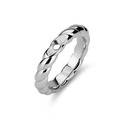 Melano Twisted Ring Tova Zilver | Maat 52