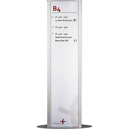 Vloerstandaard voor binnen Frankfurt, 1800 x 500 mm