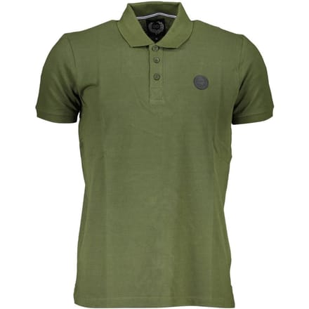 Gianmarco Venturi Verde Katoenen Heren Polo