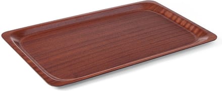 HENDI Rechthoekig dienblad – antislip – mahonie – 370x530 mm