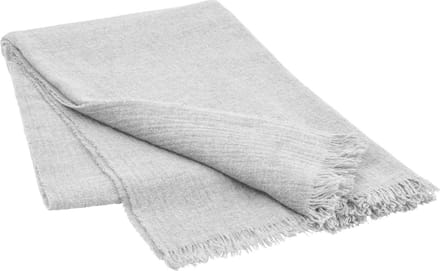 Merino Wollen Plaid Micro Chip | 130 x 220 cm | Grijs | Wol