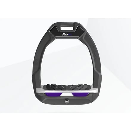 Veiligheid stijgbeugels Ingelend Ultra Grip Antraciet/Grijs/Paarse Flex-On Safe-On