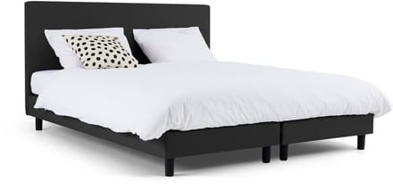 Maxi Box Ambra met Easy Pocket 300 matras - 140 x 200 cm - dark grey