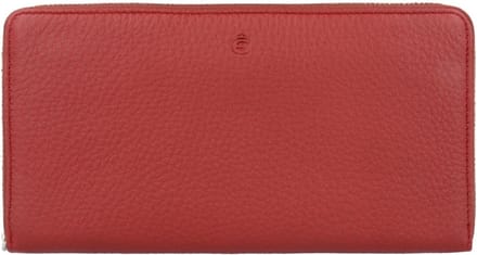 Esquire Portemonnee Deer Zip Around Wallet Red Wijnrood