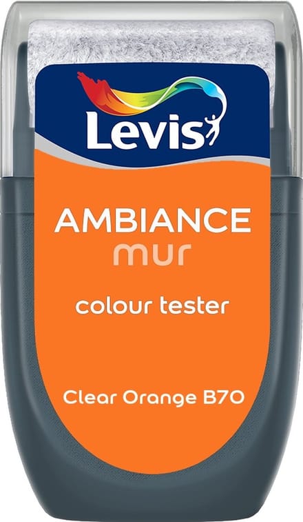 Levis - Muurverf Kleurtester Mat Mix - Clear Orange B70 - Mengverf - 30 Ml