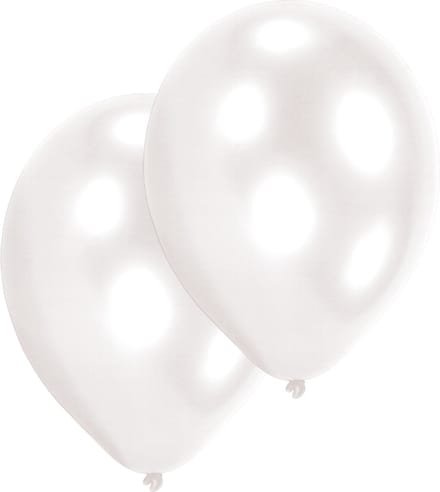 Amscan Ballonnen Parel Wit 10 Stuks 28 Cm