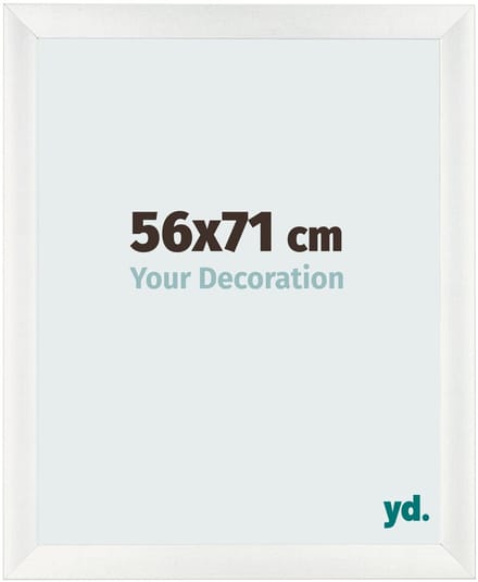 Your Decoration - Fotolijst 56x71 cm - MDF - Wit Geveegd - Pisa