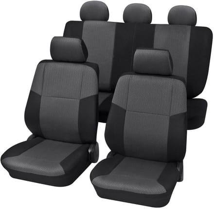 Autostoelhoezen - Sylt - Complete set - Grijs