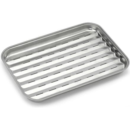 Barbecook Herbruikbare Grillpan - Barbecuepan-Grillpan-BBQ Schaal - RVS 34.5x24cm