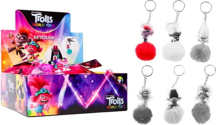 Disney Trolls 2 Sleutelhanger - Stoer Rood