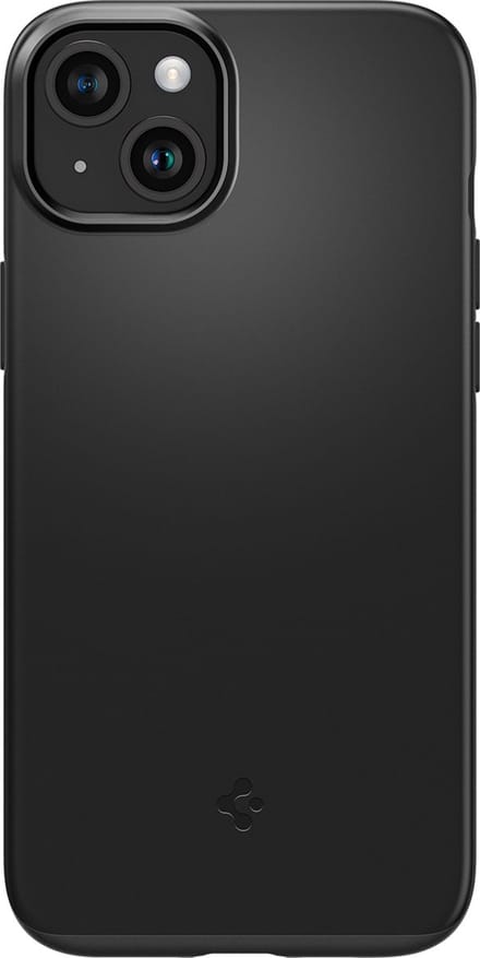 Spigen Thin Fit Hoesje voor de Apple iPhone 15 Plus - Back Cover Zwart