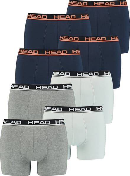 BOXERS Set van 8 Head Heren Basic Boxer Broek Shorts Ondergoed Ondergoed Set van 8