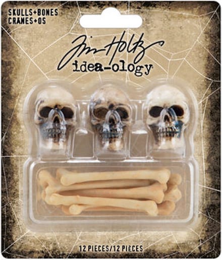 Idea-ology Tim Holtz - Halloween Skulls + Bones (TH94339)