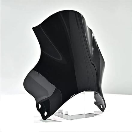 Motorfiets Windscherm - Fiets Deflector - Comfortabel Rijden - Robuuste Constructie - Universeel - Zwart