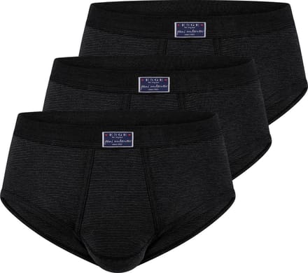ESGE Heren Slip met voorsluiting 3 pack- Fijnrib Jeans