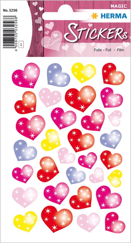 Haza Original Stickers Harten 36 Stuks Multicolor
