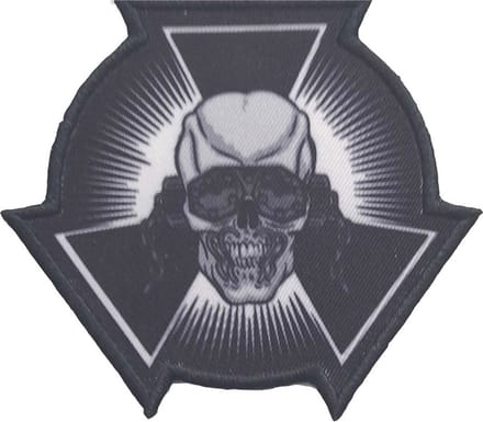 Megadeth - Skull Start Patch - Zwart