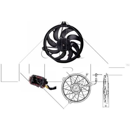 Koelventilatorwiel NRF 47323
