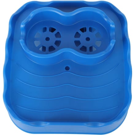Hottub Tafelblad met Afvoergaten Antislip Verstelbare Hottub Bijzettafel voor Zwembaden SPA blauw