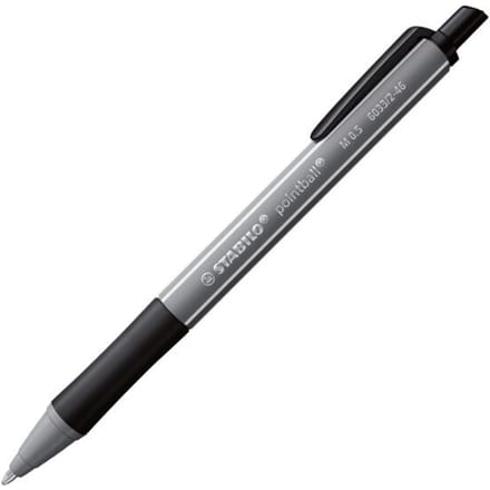 Stabilo Pointball Pen Zwart - Ergonomisch Schrijven 0.5mm
