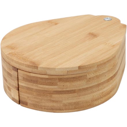 Boîte à épices à 3 niveaux Bambusoideae Rotative Divisée Support à épices Récipient de rangement pour assaisonnements pour Sel beige