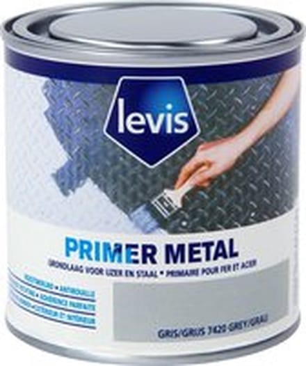 Levis Primer - Metal - Mat - Wit - 0,25L
